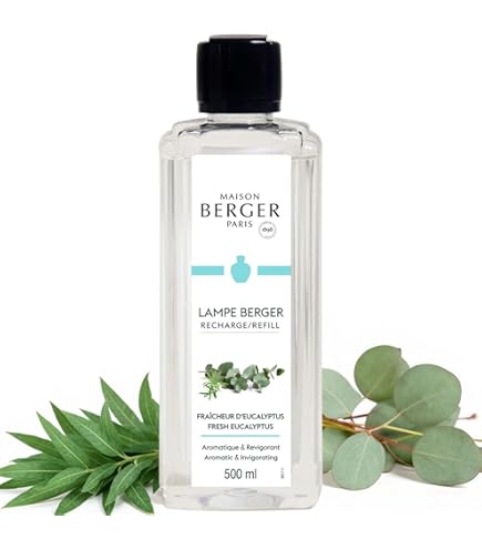Amazon.com: Maison Berger Fresh Eucalyptus Lampe Berger Refill, 1
